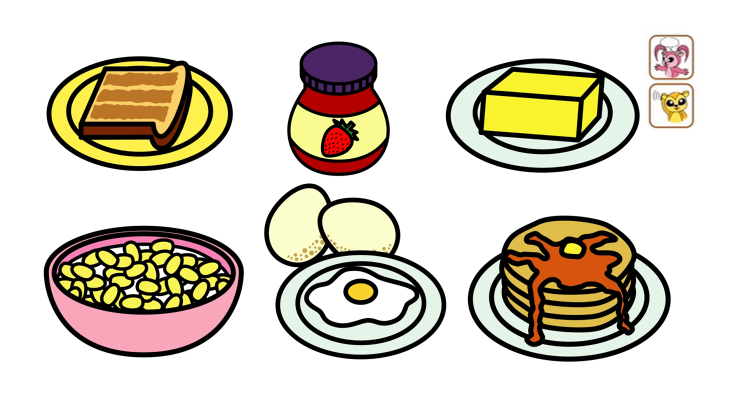 The most important meal of the day! Let’s learn some breakfast words! 一日でもっとも大切な食事！朝ごはんの言葉を覚えましょう！